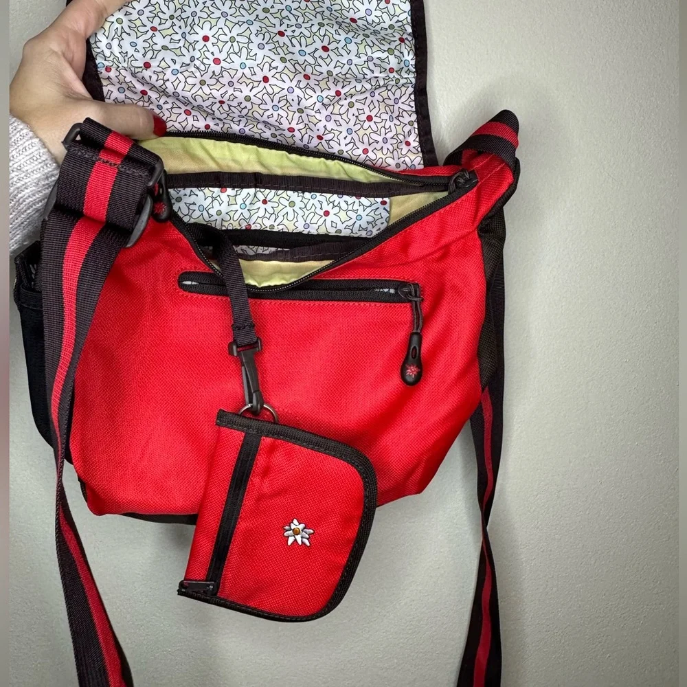 Sherpani‎ Red Crossbody Travel Bag w/ Coin Pouch